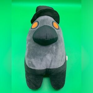 Very RARE Official Among Us Toikido Black Crewmate Plague Doctor Crow Plush Toy